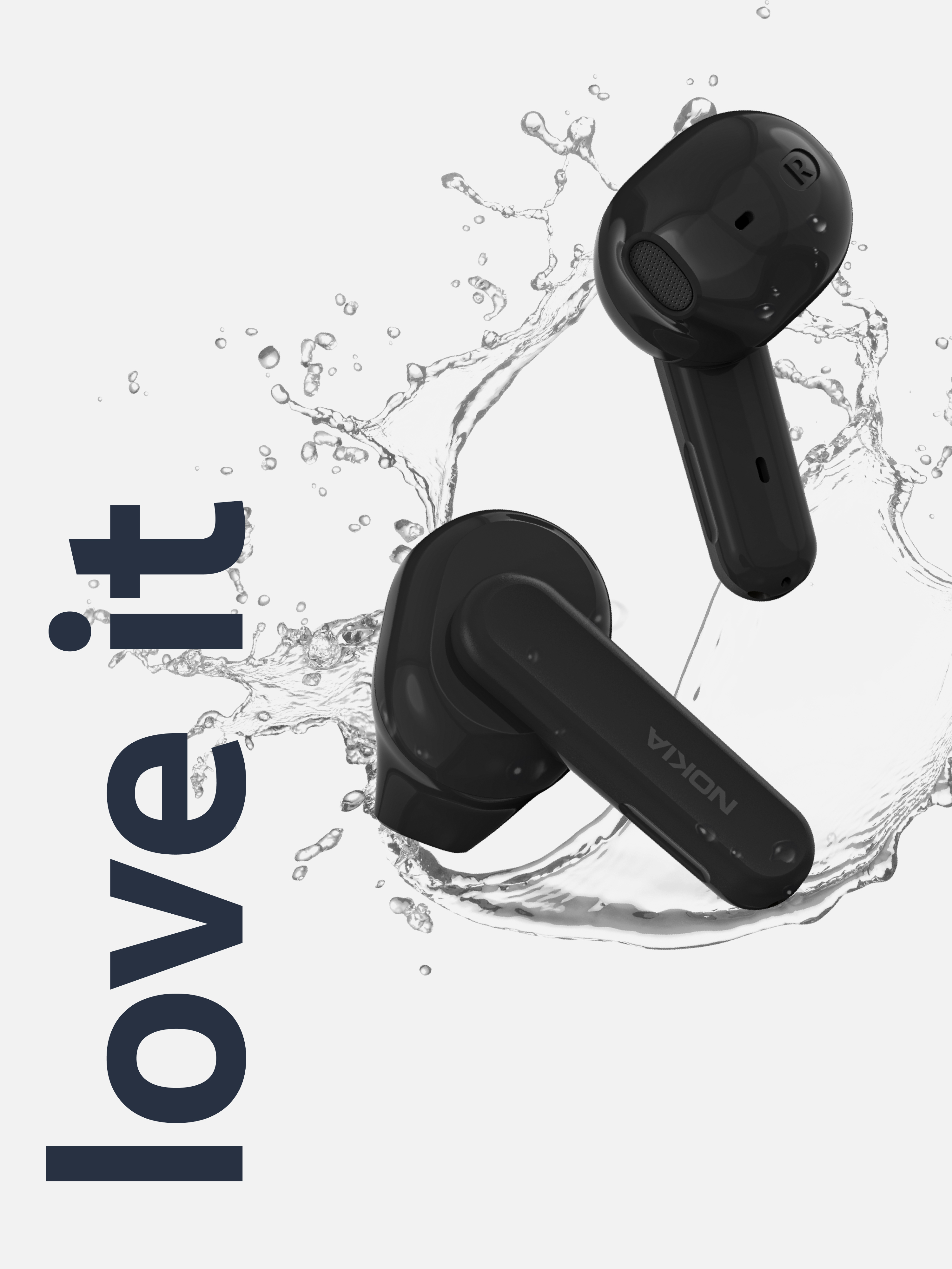 Nokia Go Earbuds 2 + | with noise cancelling and IPX4 resistance