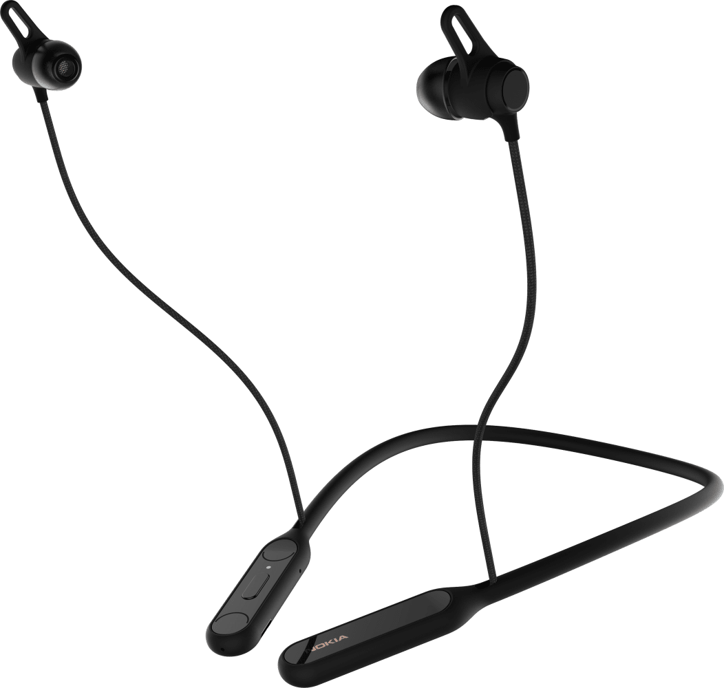 Enlarge Black BH-701 Nokia Pro Wireless Earphones from Front and Back