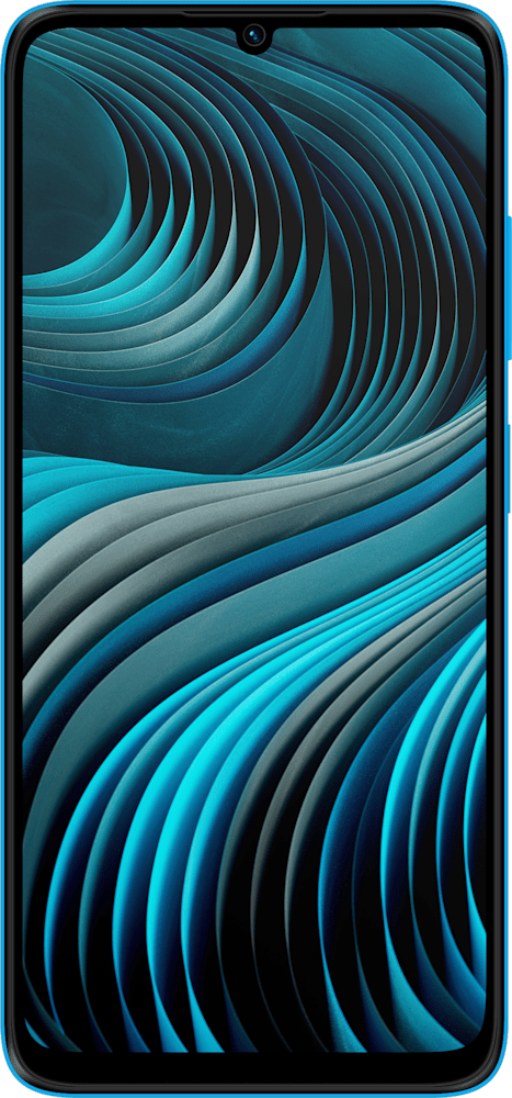 Nordic Blue HMD Vibe2 5G from Front
