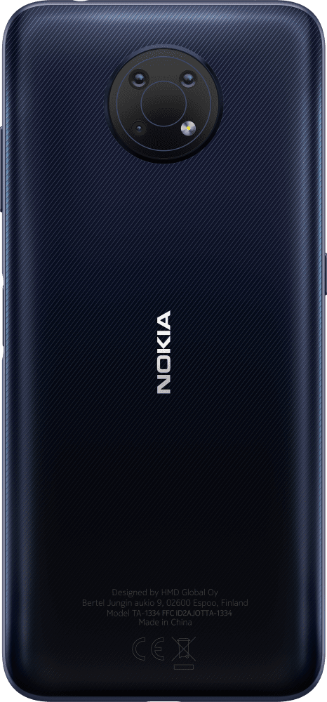 Enlarge Blue/Silver Nokia G10 from Back