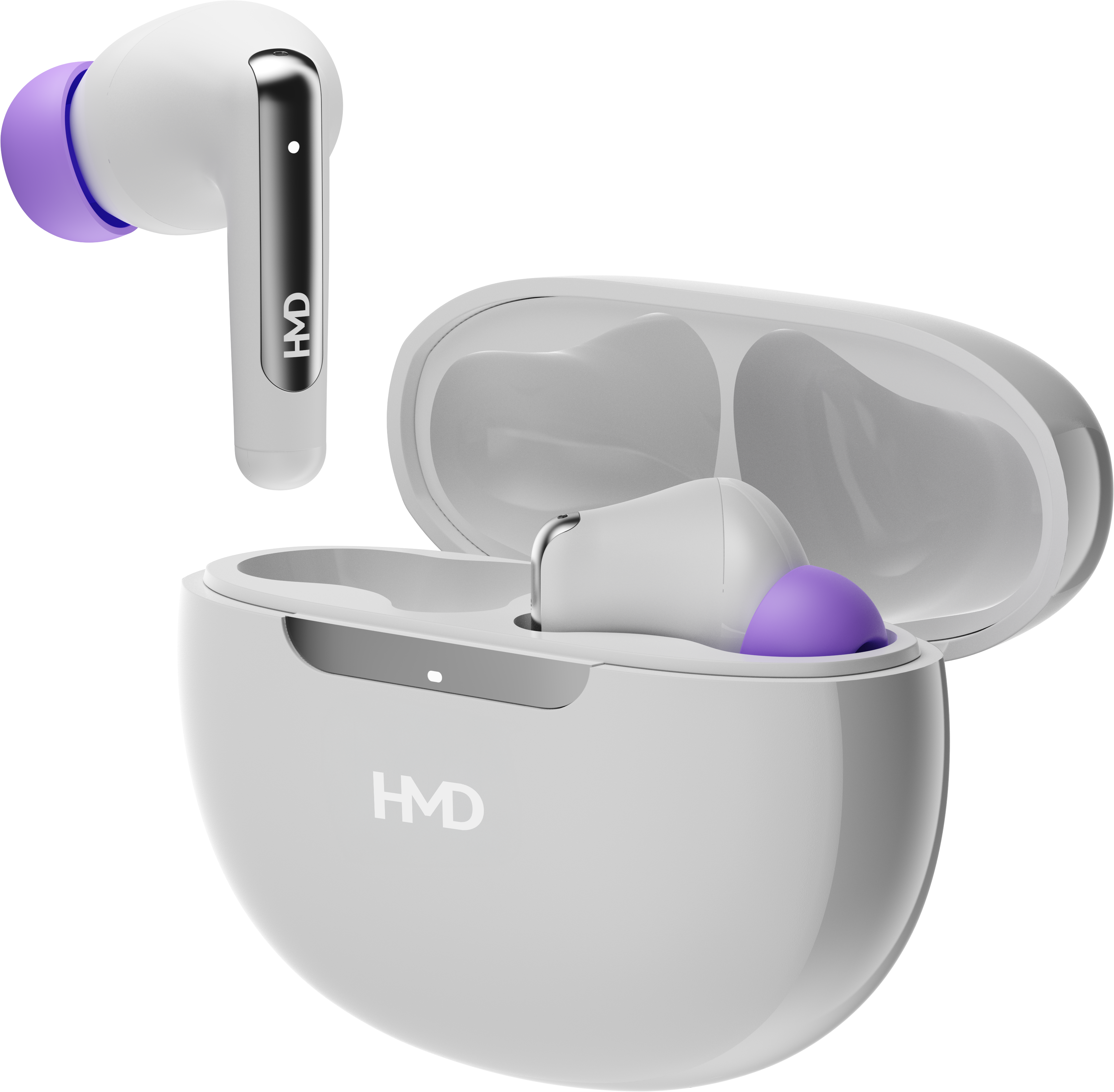 สีขาว HMD DUB P60  from Front and Back