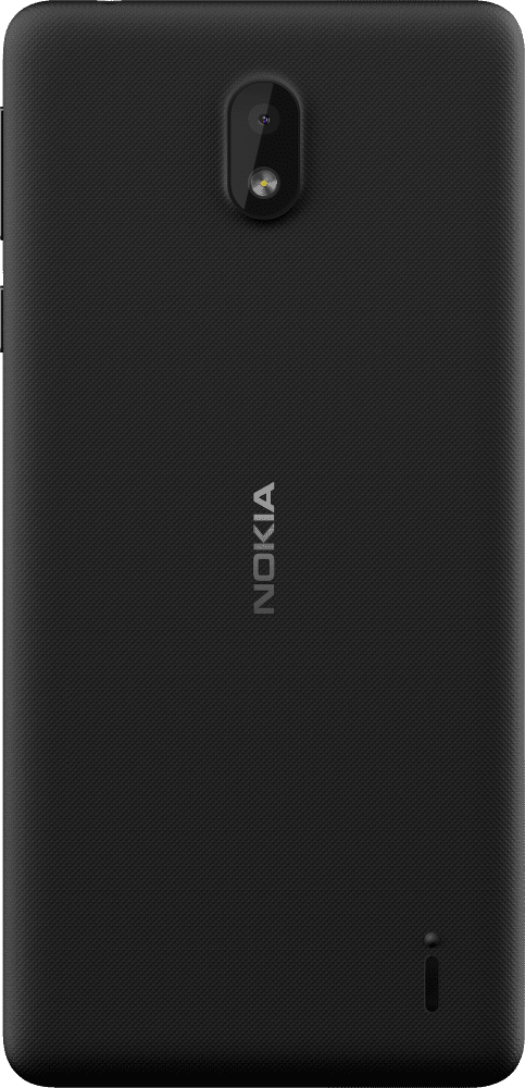 Enlarge Black Nokia 1 Plus from Back