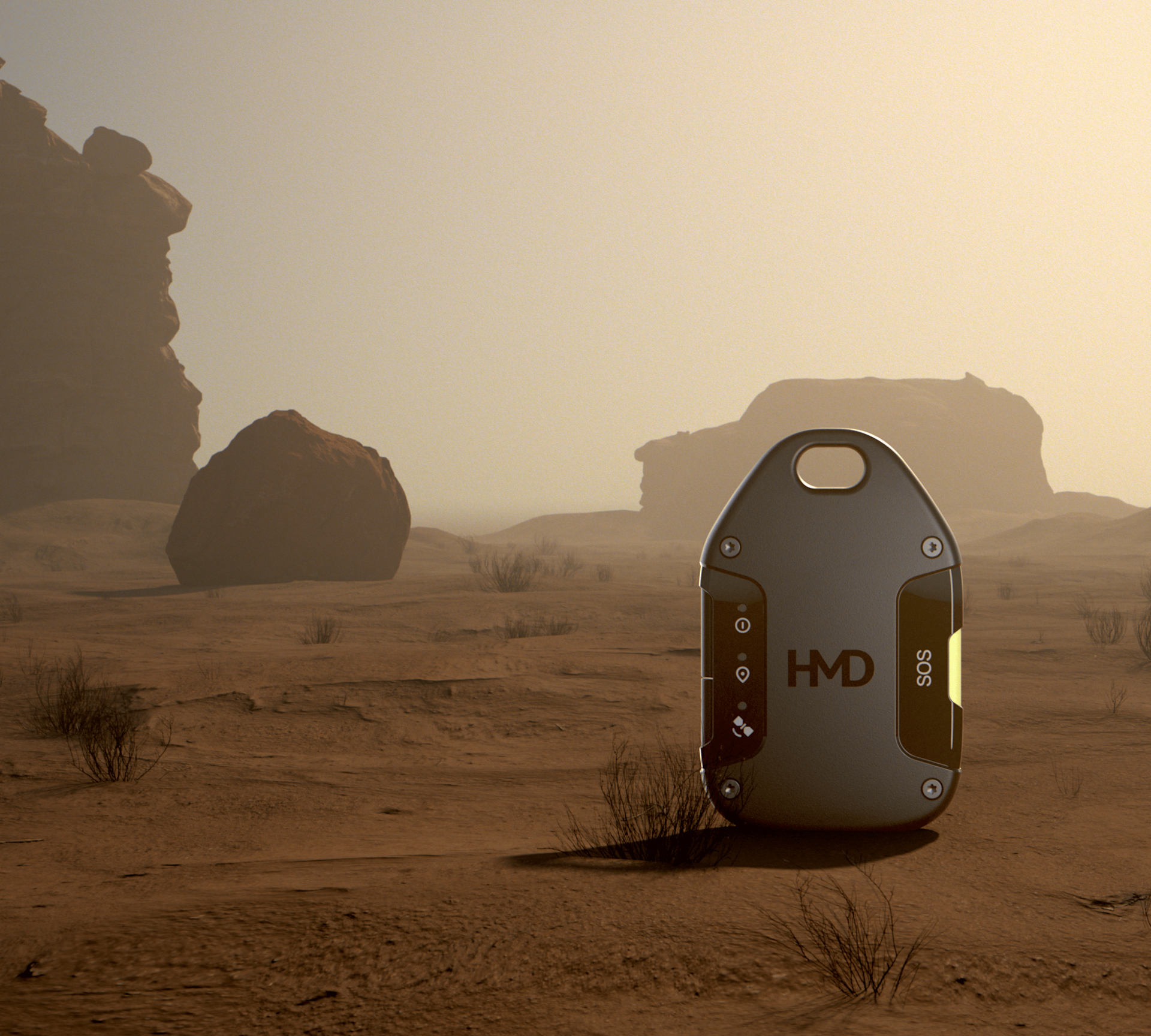 HMD OffGrid satellite communication link