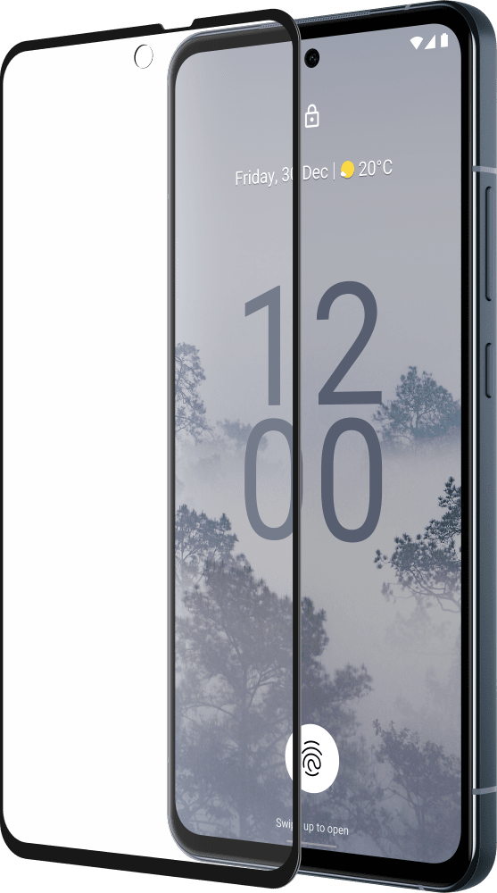 Transparent Nokia Screen Protector for X30 von Vorder- und Rückseite vergrößern