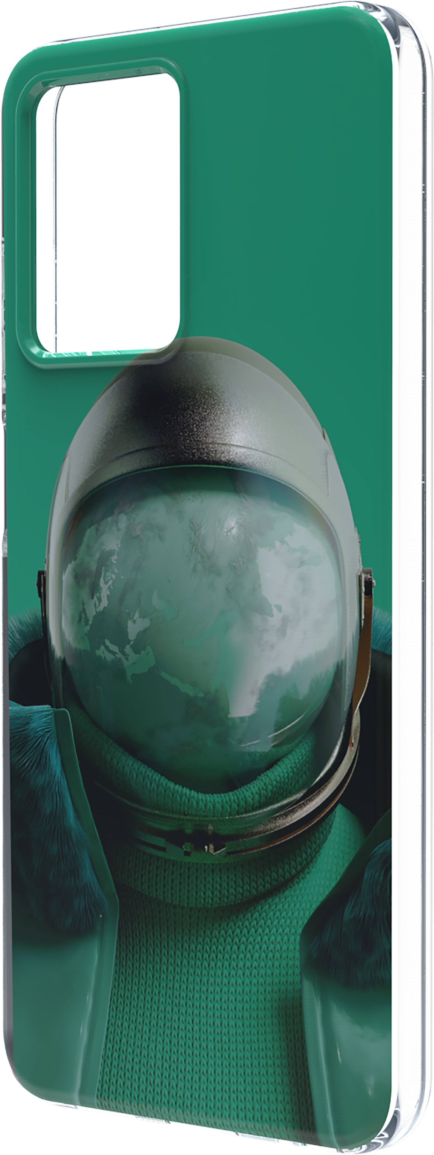 Green HMD Pulse Icon Case from Back