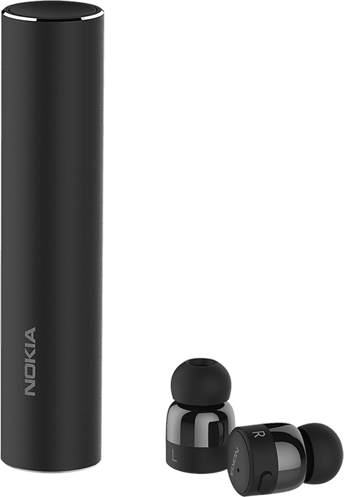 Enlarge Black Nokia True Wireless Earbuds from Front