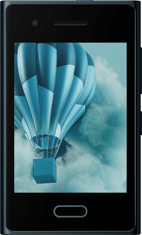 Dark Blue HMD Touch 4G from Front
