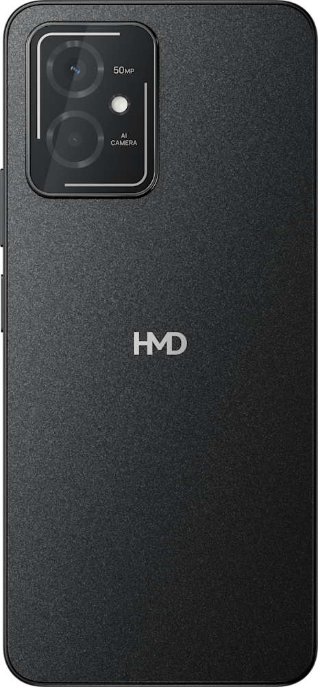 Black HMD Vibe 5G from Back