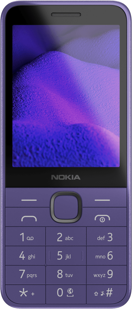 Enlarge Μοβ Nokia 235 4G (2024) from Front