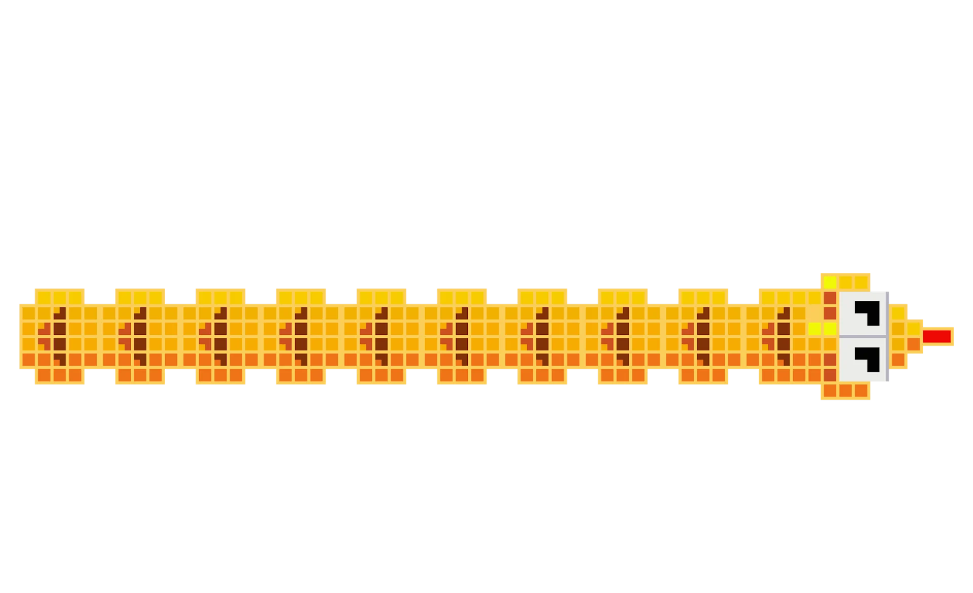 The classic Snake game