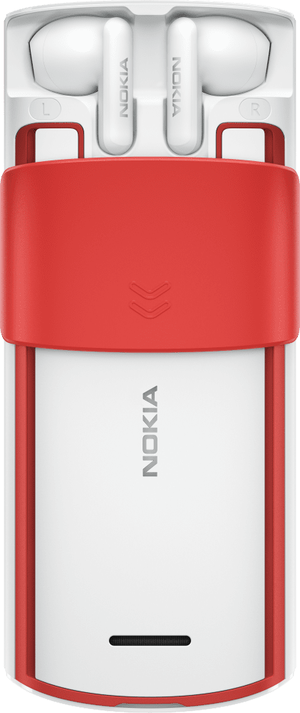 Enlarge White Nokia 5710 XA from Back