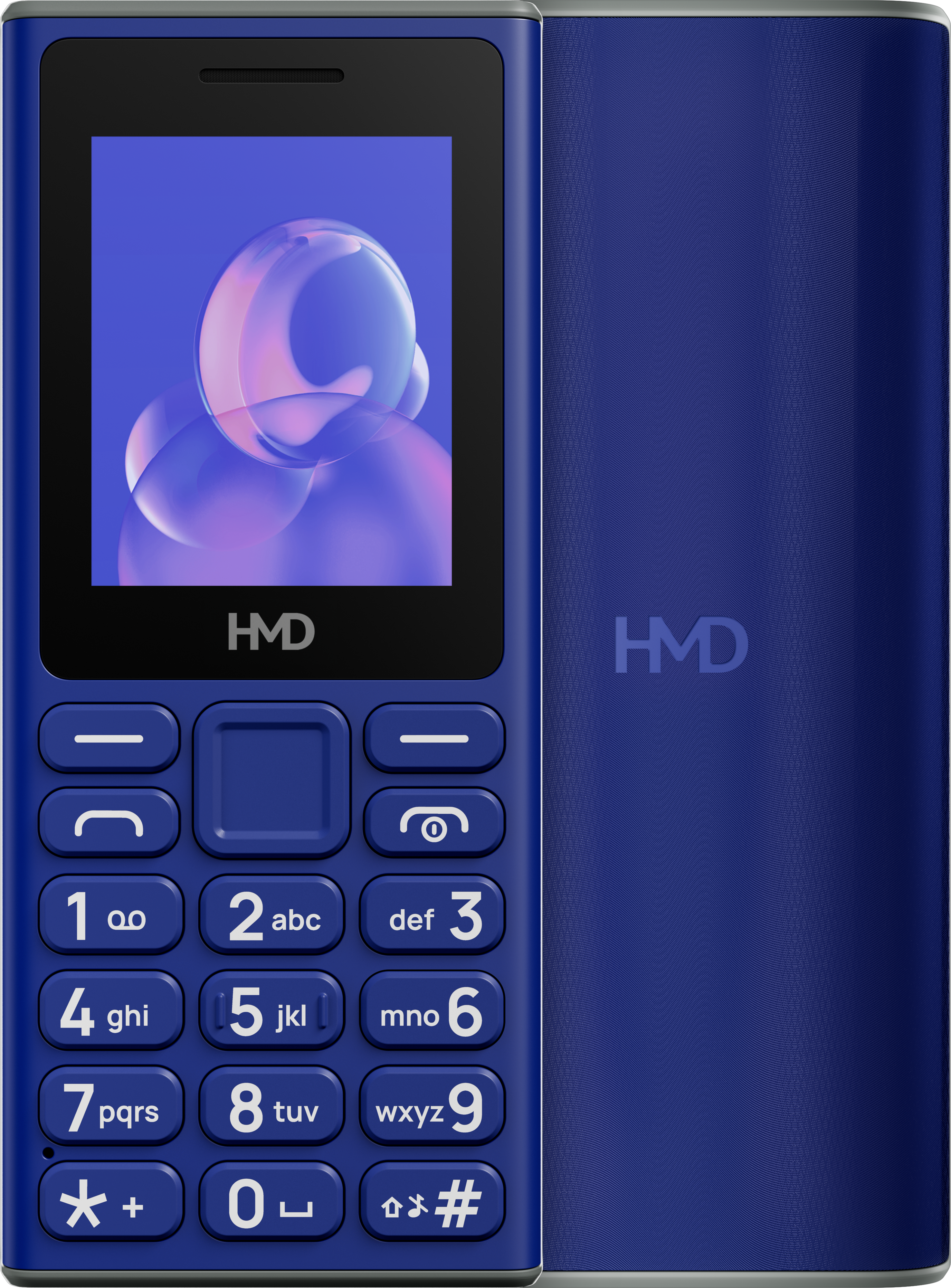 Blue HMD 105 from Front and Back