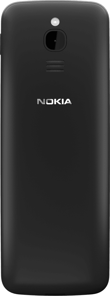 Enlarge Black Nokia 8110 4G from Back