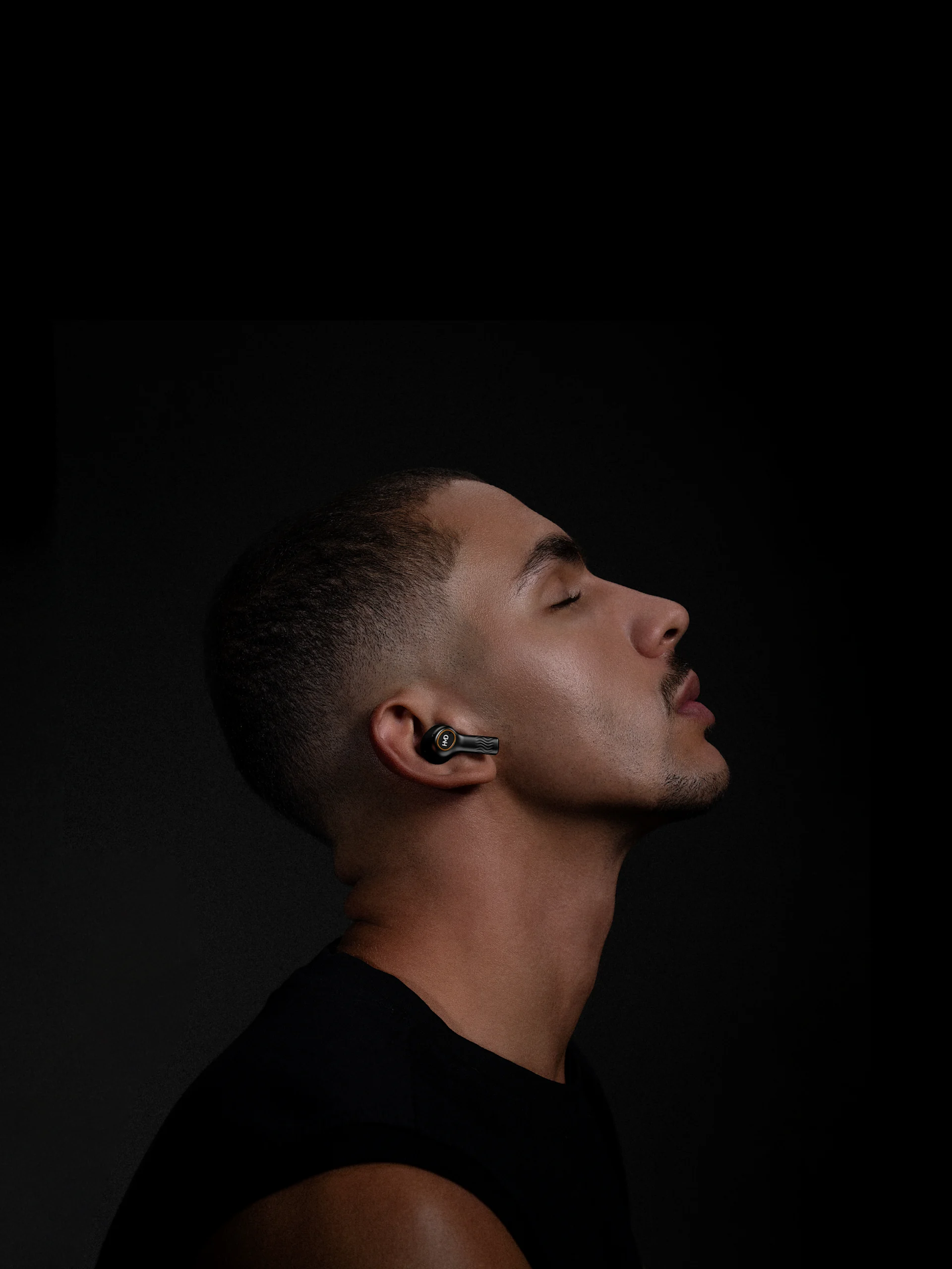 Listening with the HMD X50 wireless earbuds