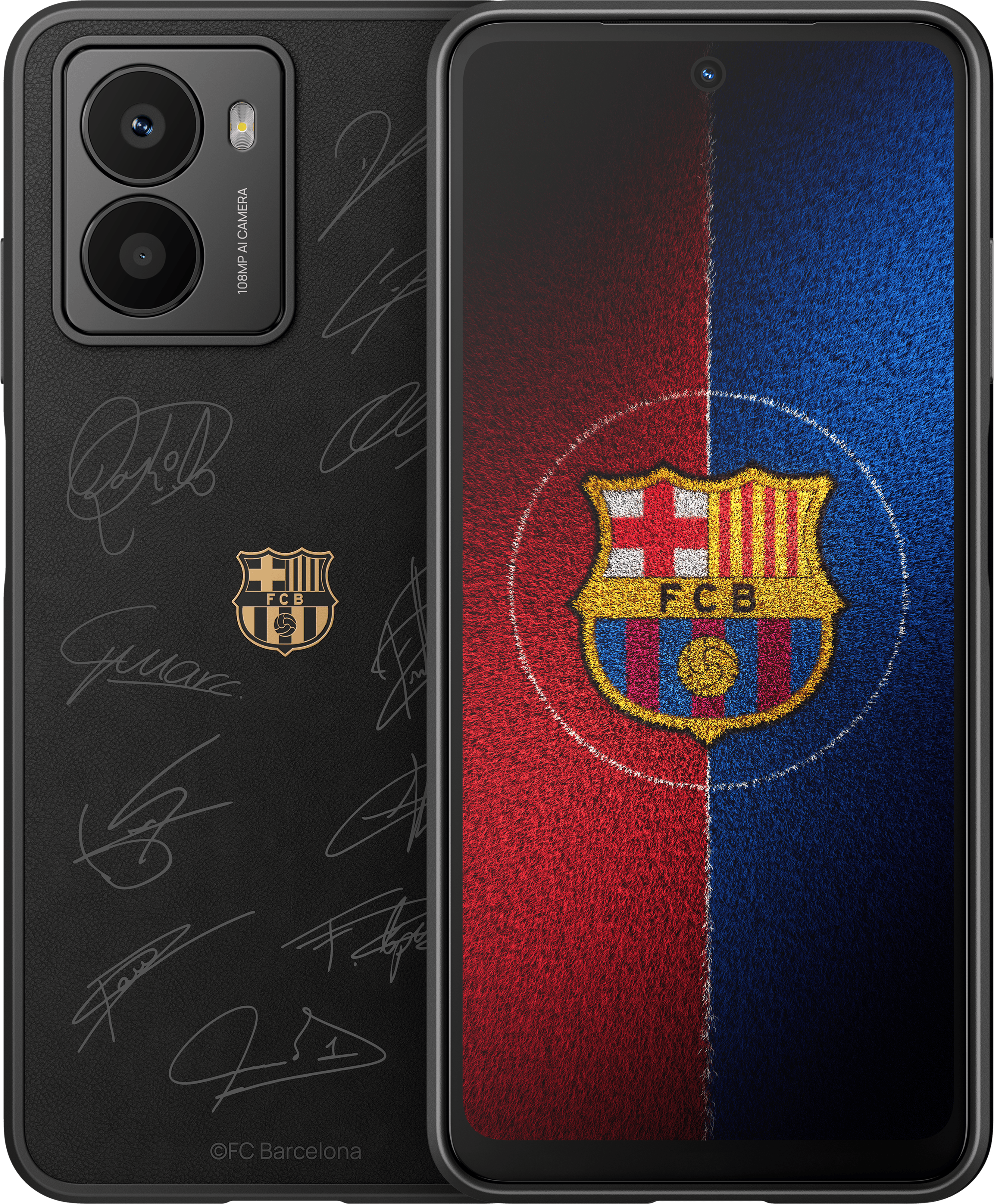 Noir HMD Barça Fusion from Front and Back