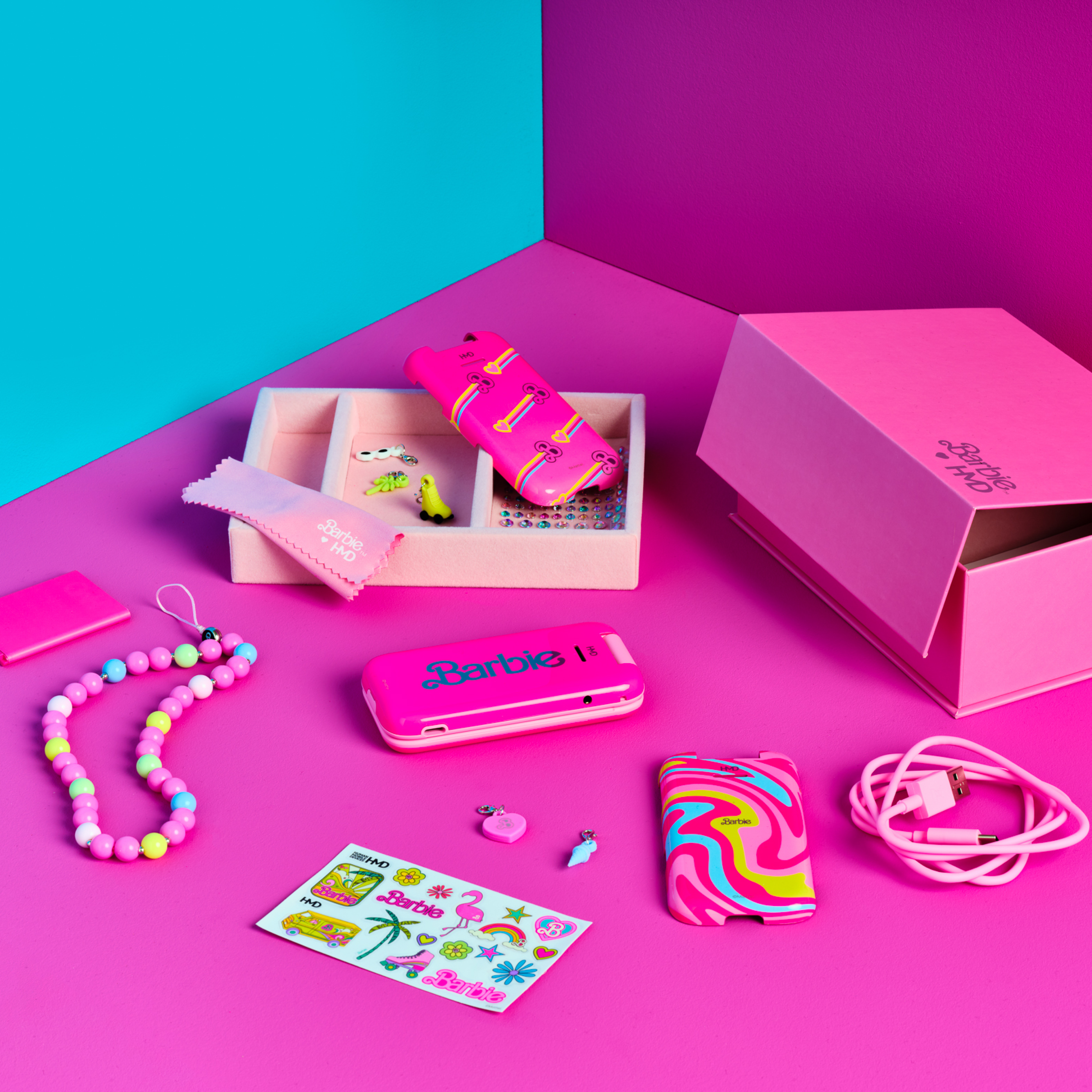 Power Pink HMD Barbie™ Phone 4G from 