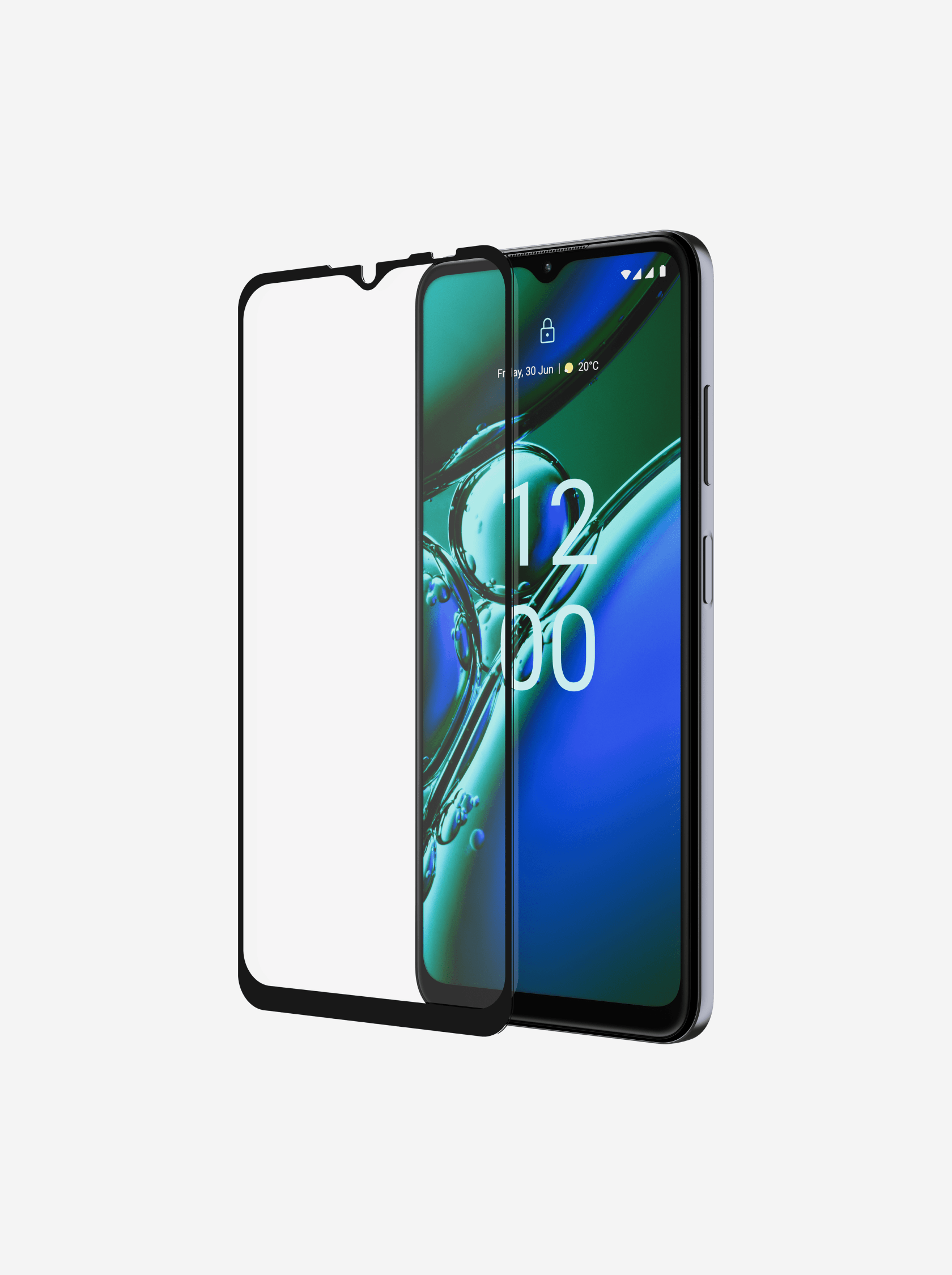 Protezione Schermo In Vetro Temperato 9H Per Nokia C32 - Pixfab Trasparente, Anti-impronta