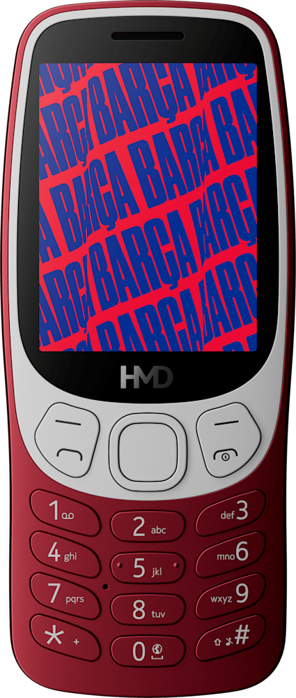 Grana HMD Barça 3210 4G from Front