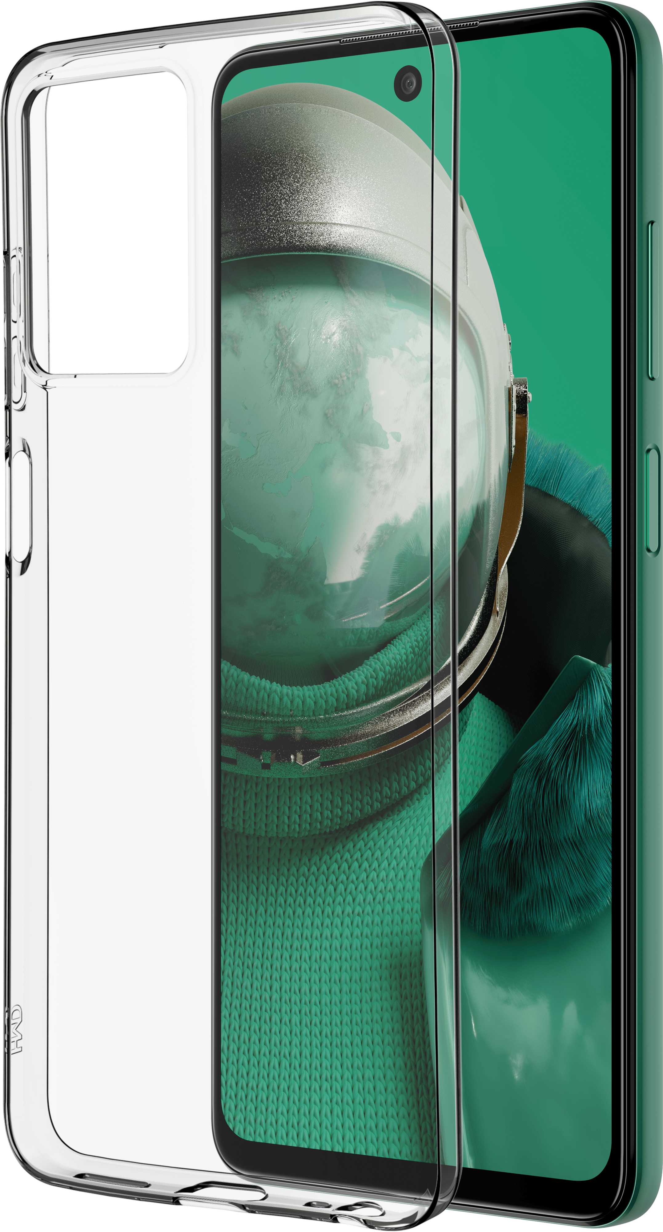 Transparent HMD Pulse Clear Case from Front and Back