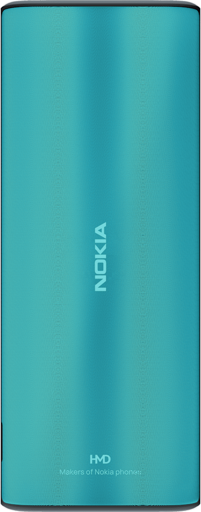 Cyan Nokia 108 4G (2024) from Back