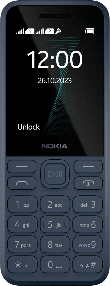 Enlarge Темно-синій Nokia 130 (2023) from Front