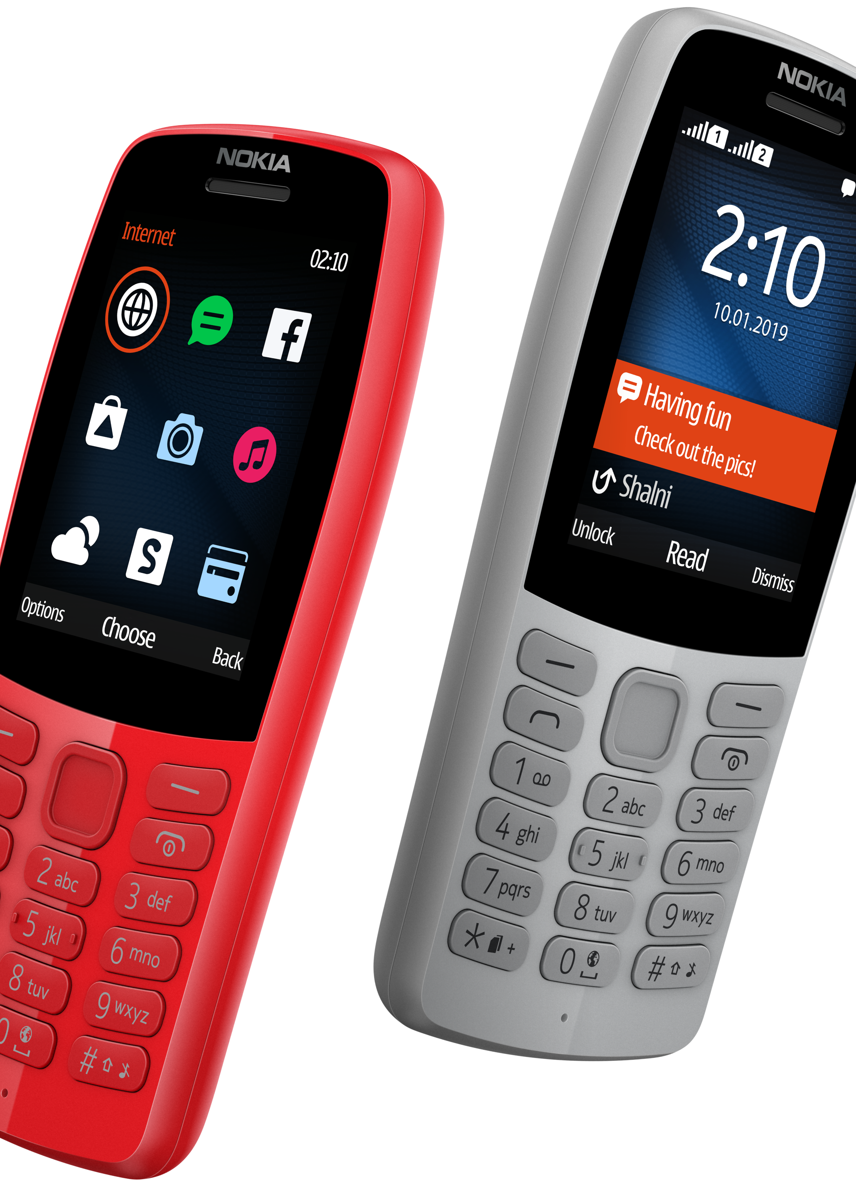 Nokia 210 Téléphone Portable Dual SIM - Camera Radio FM 1020mAh AC0095 -  Sodishop