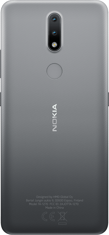 Enlarge Charcoal Nokia 2.4 from Back