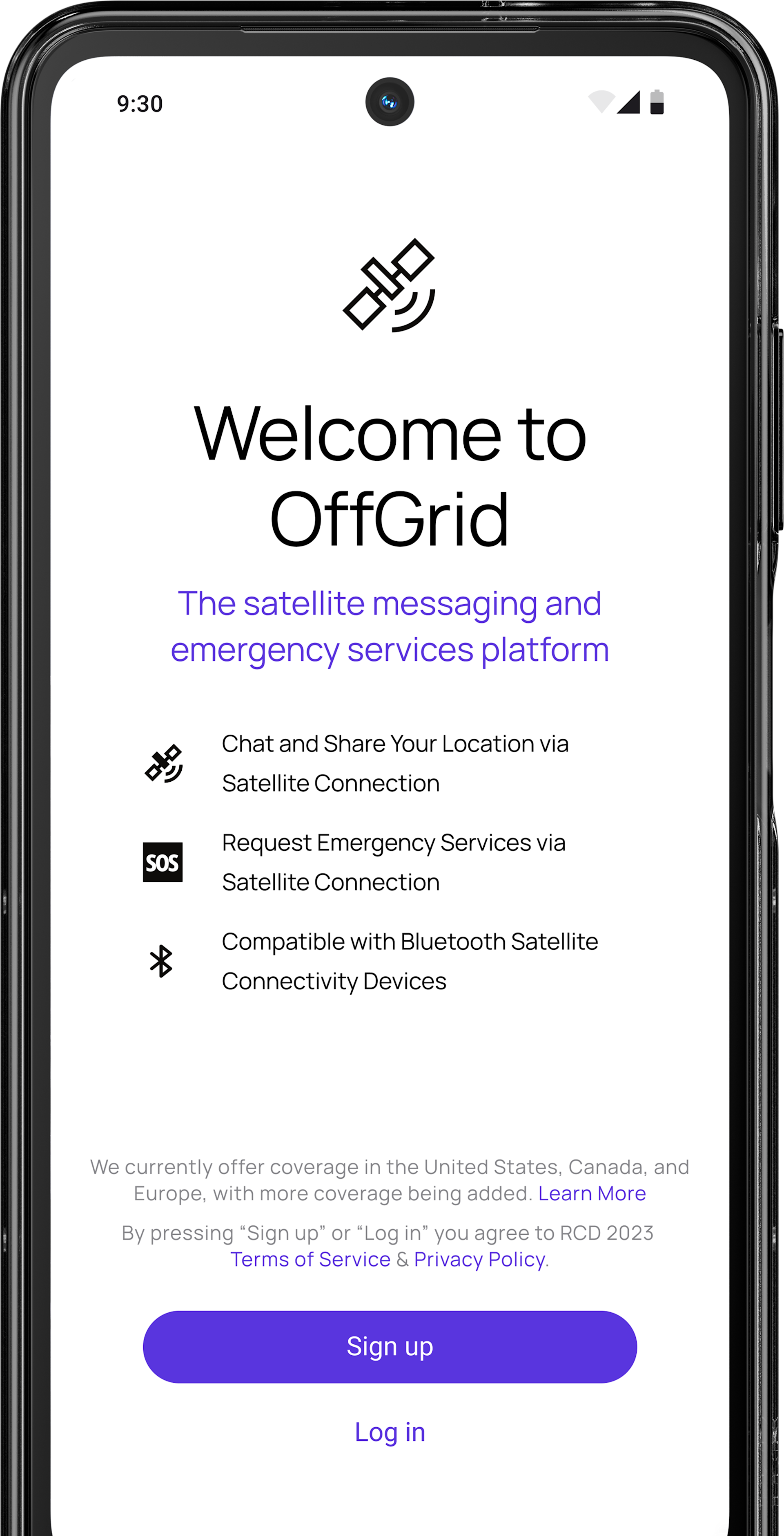 2-way messaging with the OffGrid app
