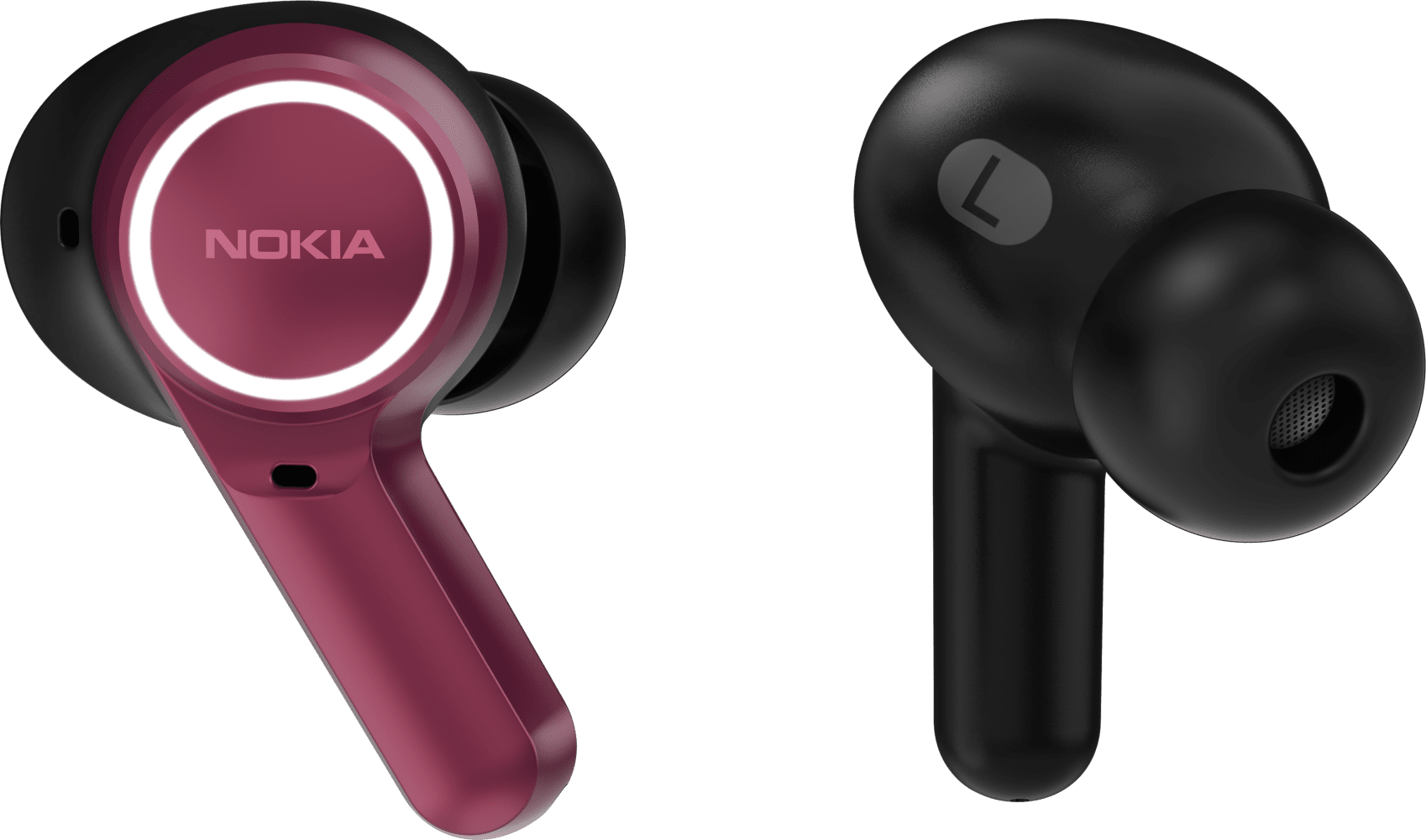 Enlarge Nagyon pink Nokia Clarity Earbuds 2 + from Back