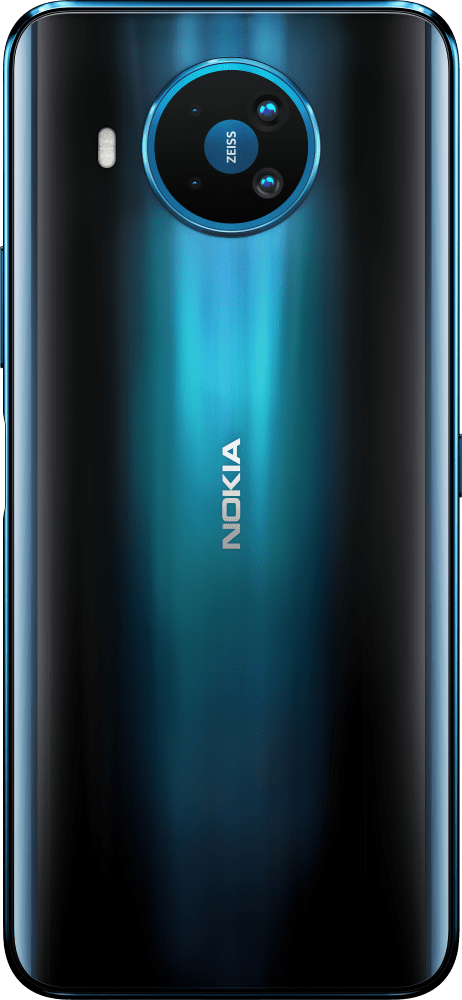 Enlarge Blue Nokia 8.3 5G from Back