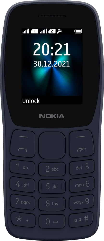 Enlarge أزرق Nokia 110 EG from Front