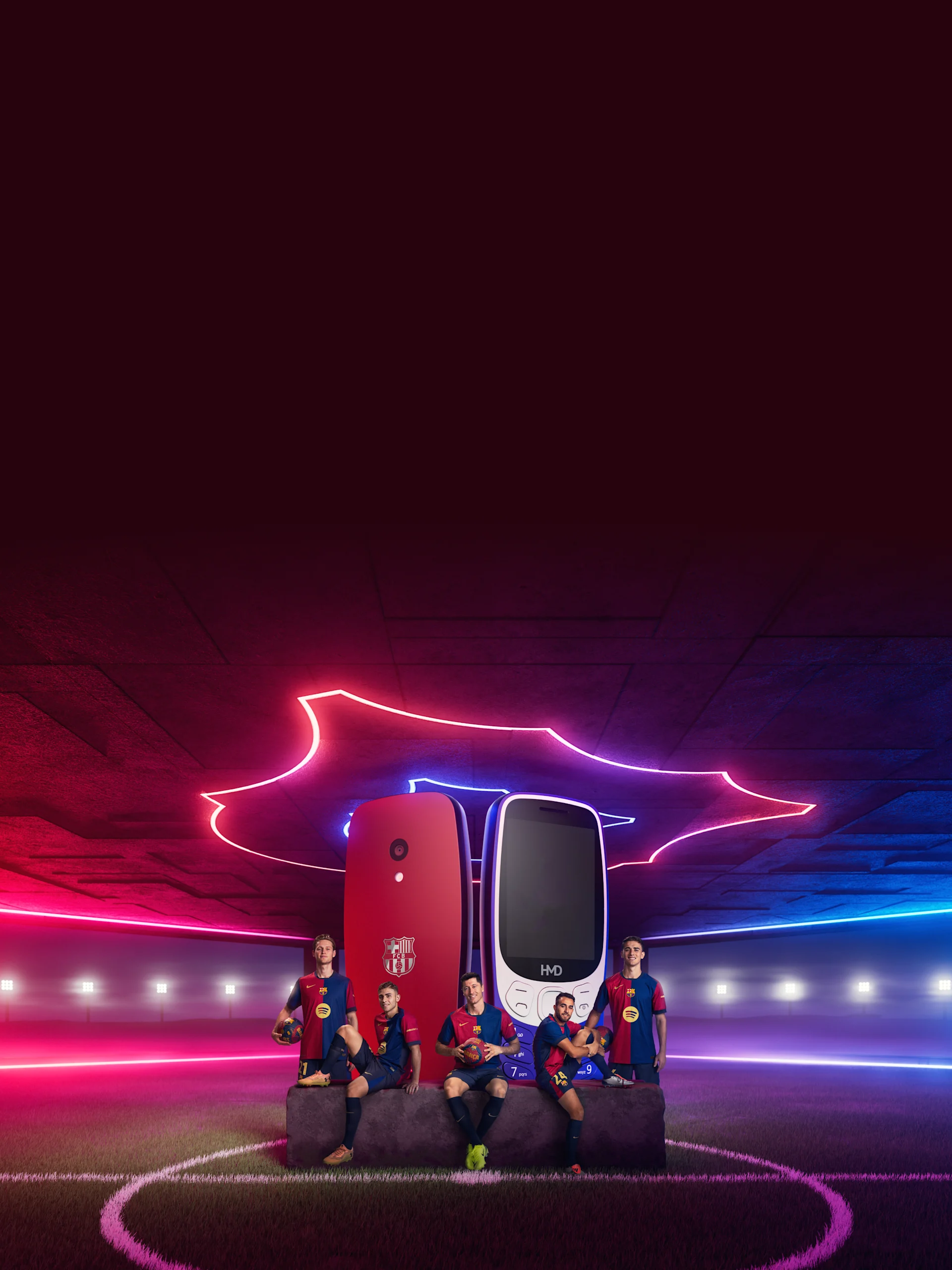HMD Barca 3210 is the official team phone for FC Barcelona