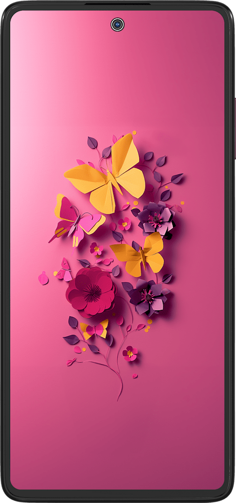 Royal Pink HMD Crest 5G from Front