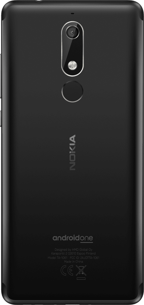 Enlarge Черен Nokia 5.1 from Back