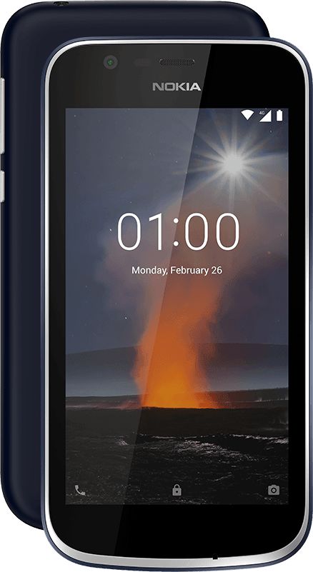 Nokia 1 UK SIM-Free Smartphone - Dark Blue