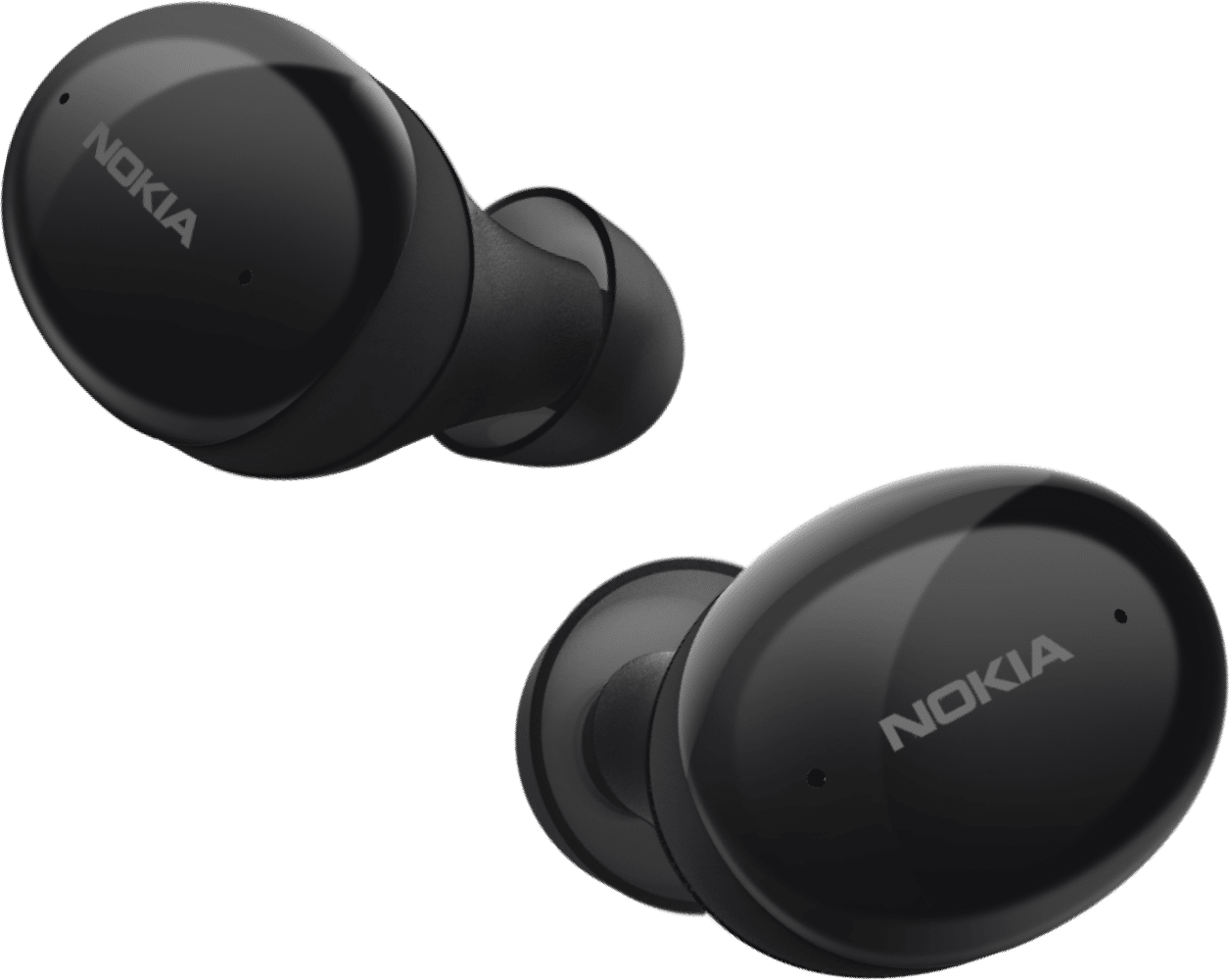 Suurenna Musta Nokia Comfort Earbuds  suunnasta Takaisin