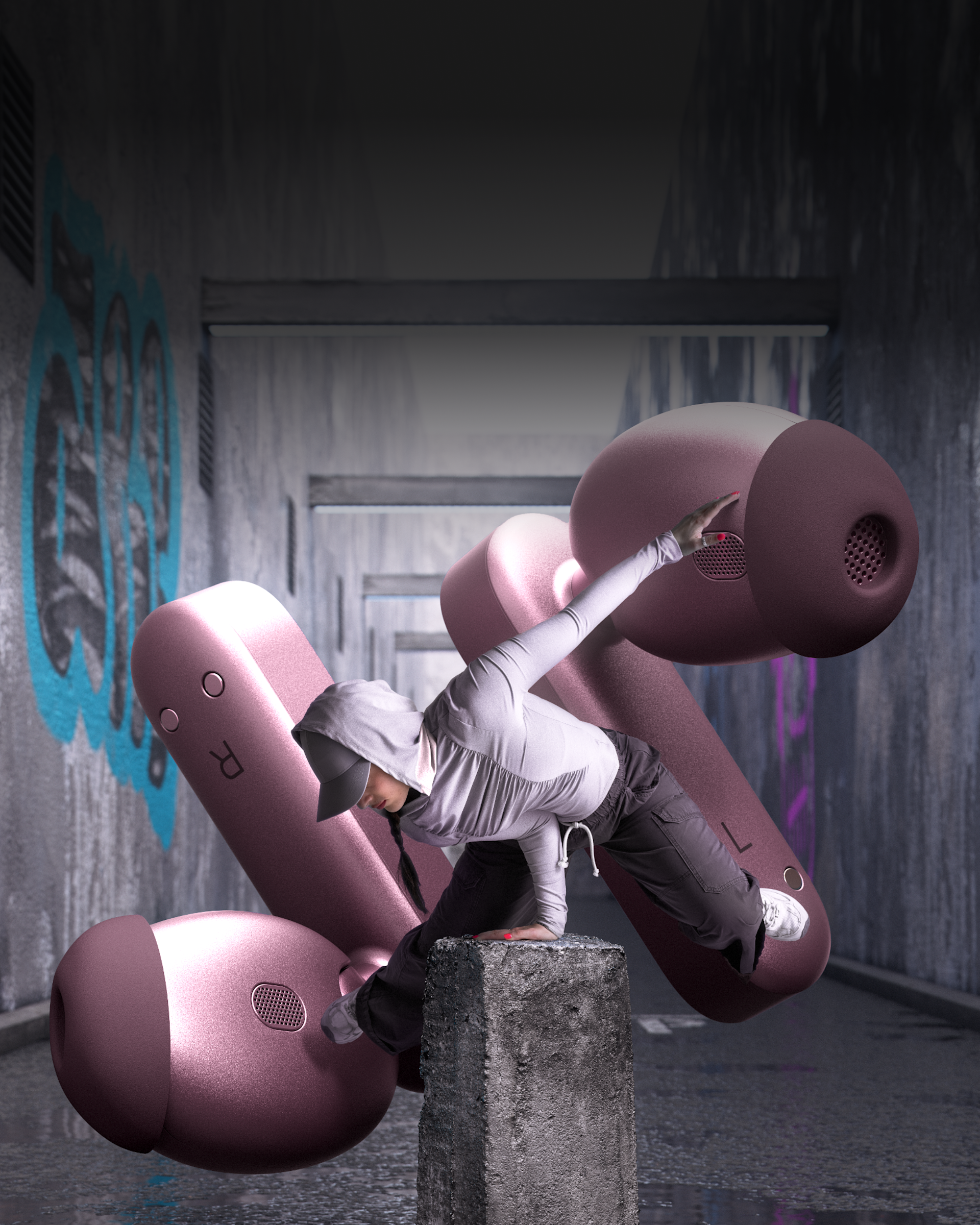 HMD Amped Buds with ENC