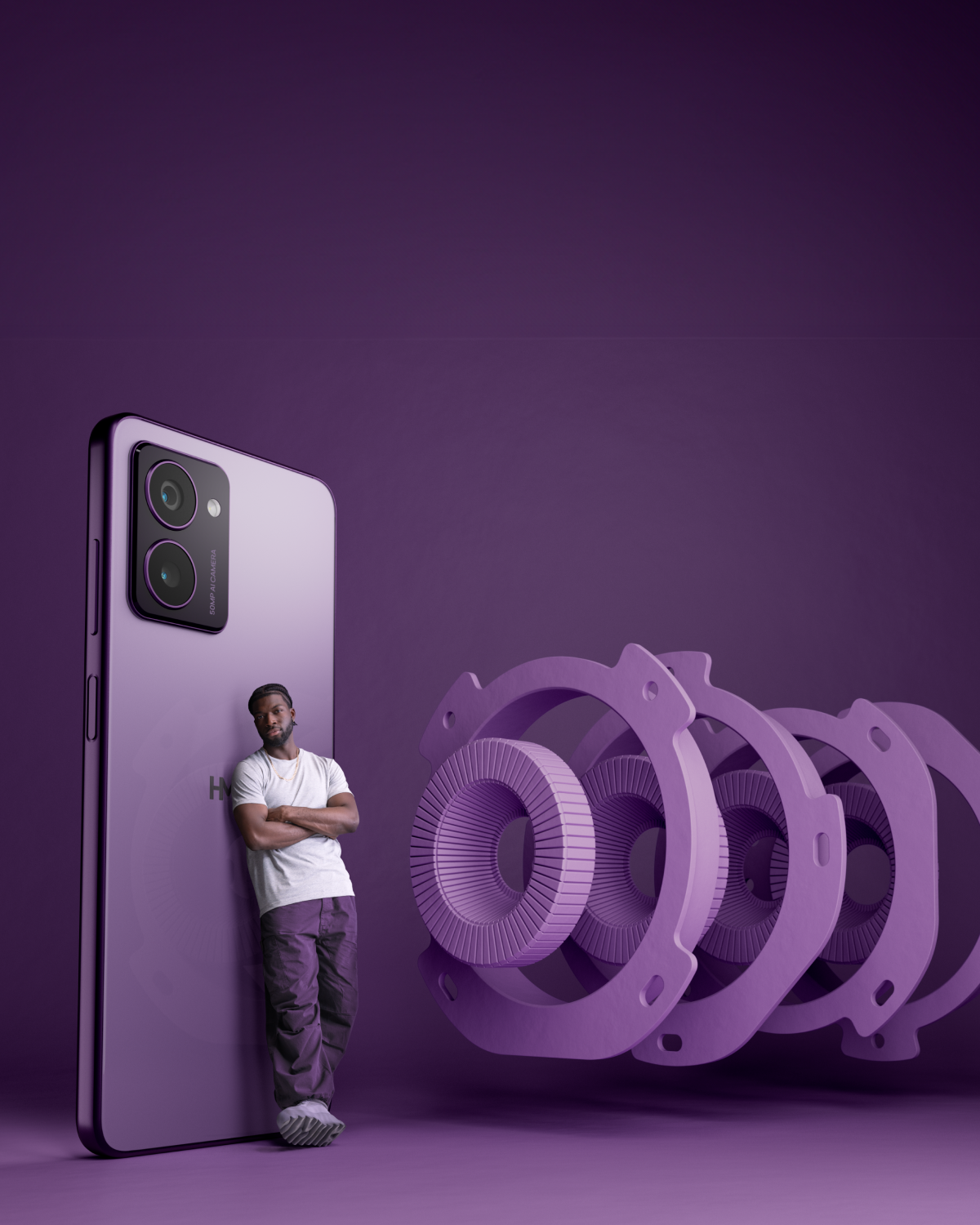 HMD Pulse Pro in Twilight Purple color