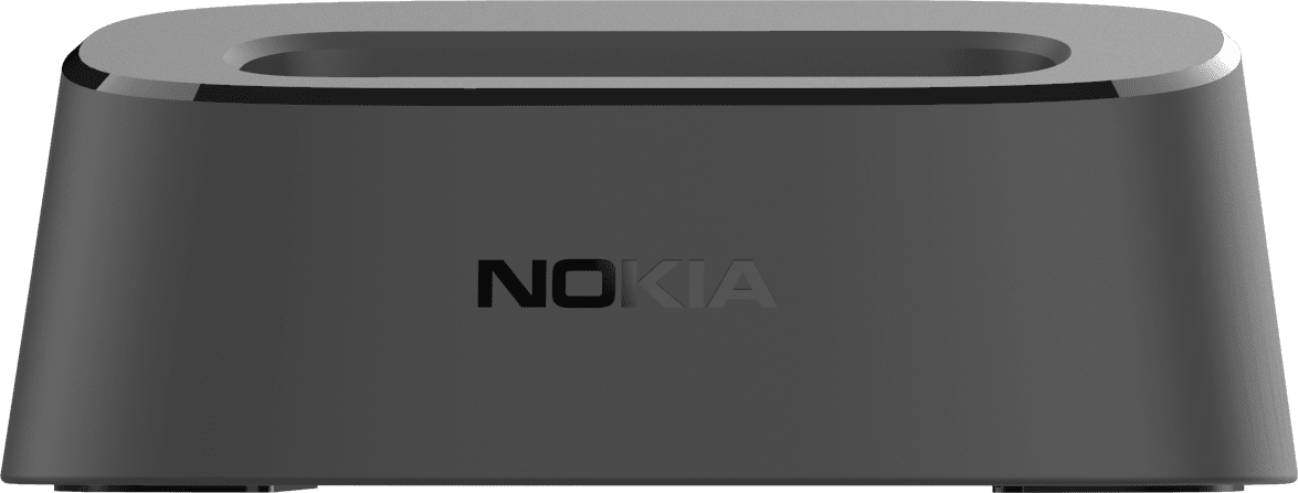 Schwarz Nokia Charging Cradle von Zurück vergrößern