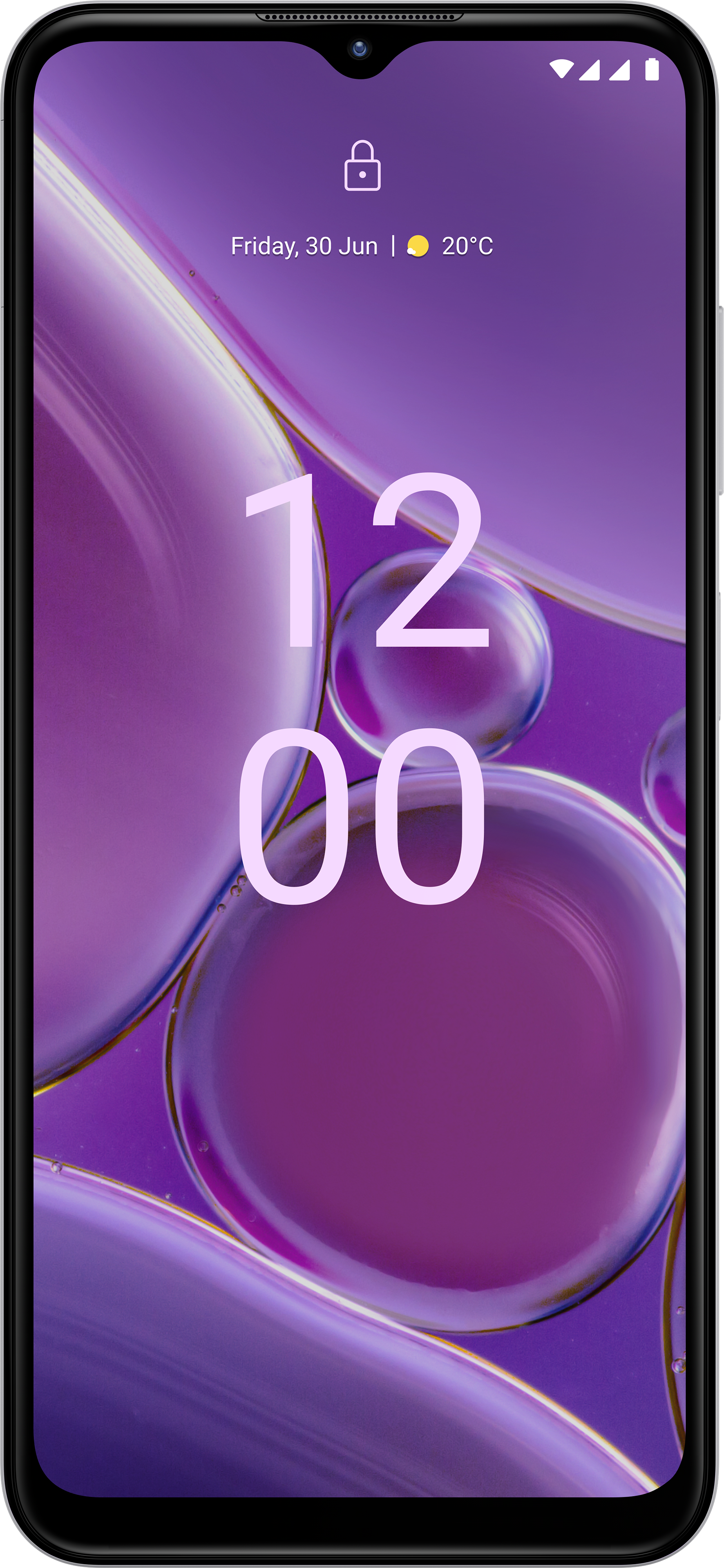 So Purple Nokia G42 5G from Front