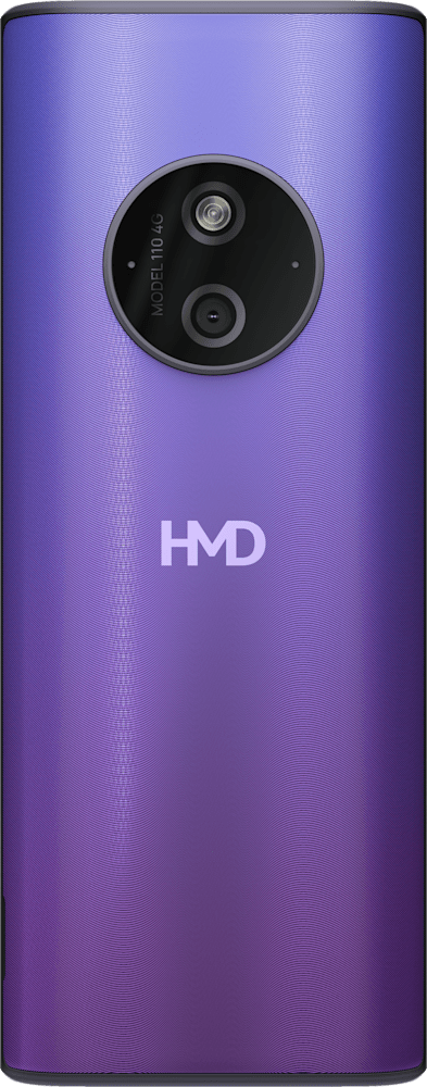 Blue HMD 110 4G from Back