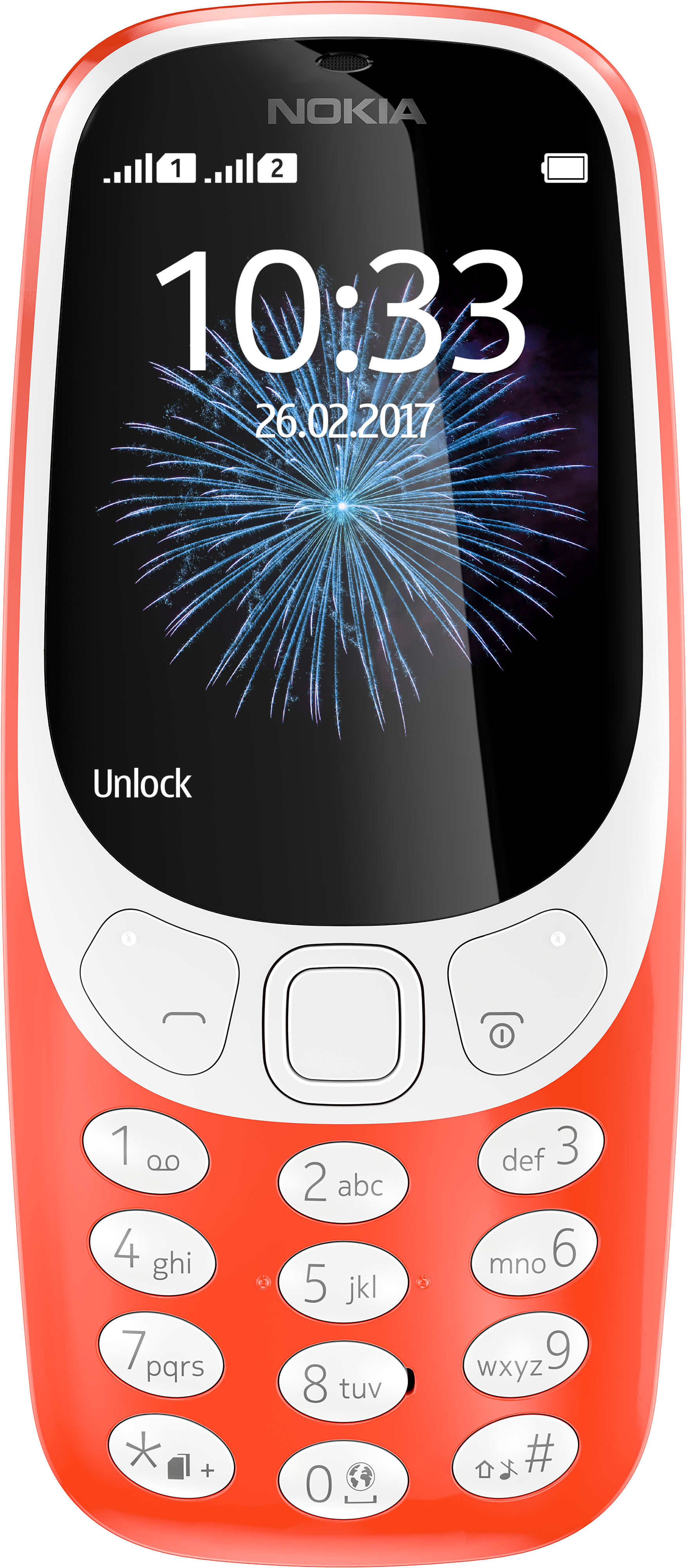 Nokia 3310 Unlocked GSM Retro Stylish Cell Phone