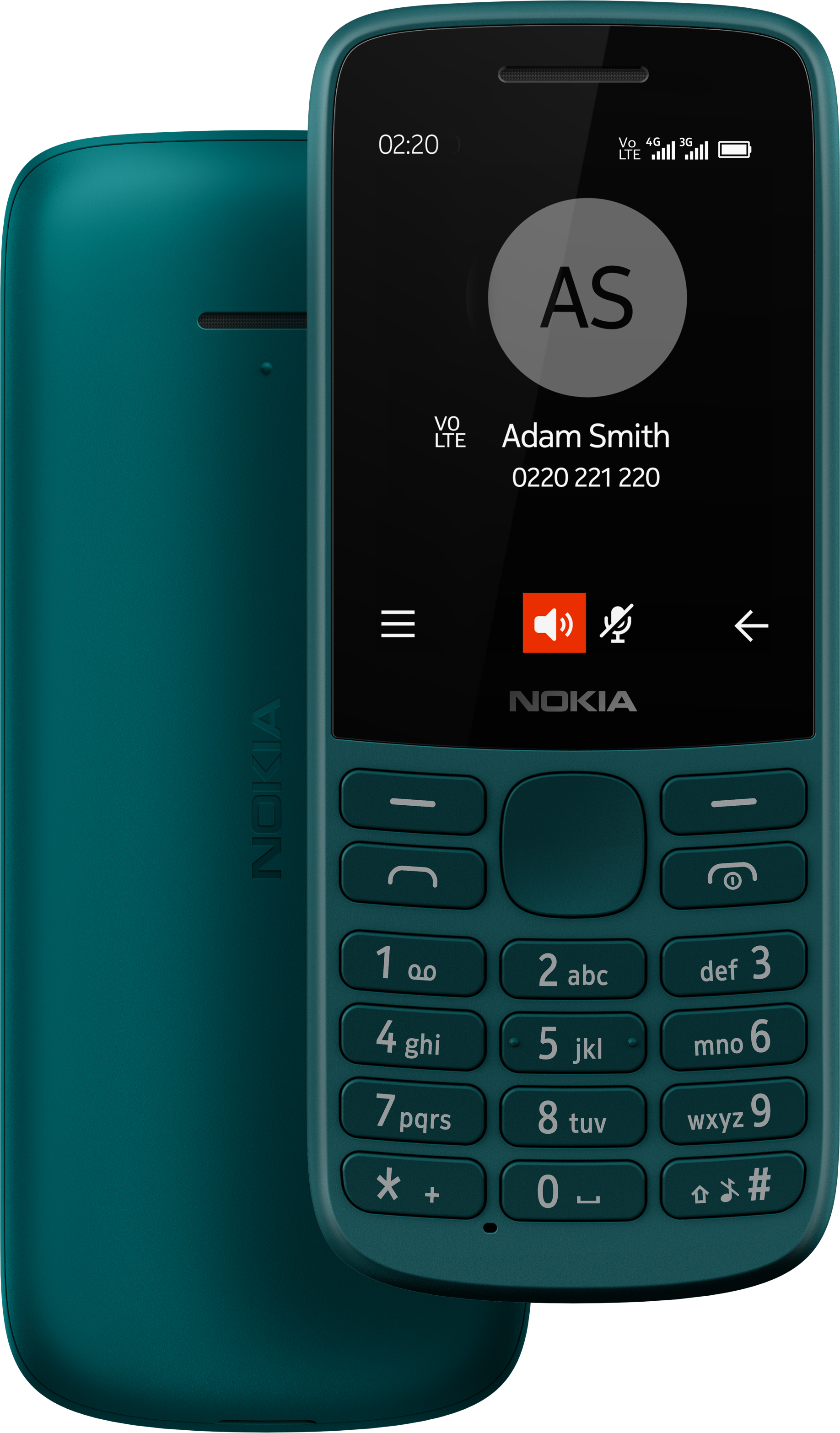 فرك أغمق Ananiver  Nokia 215 4G mobile