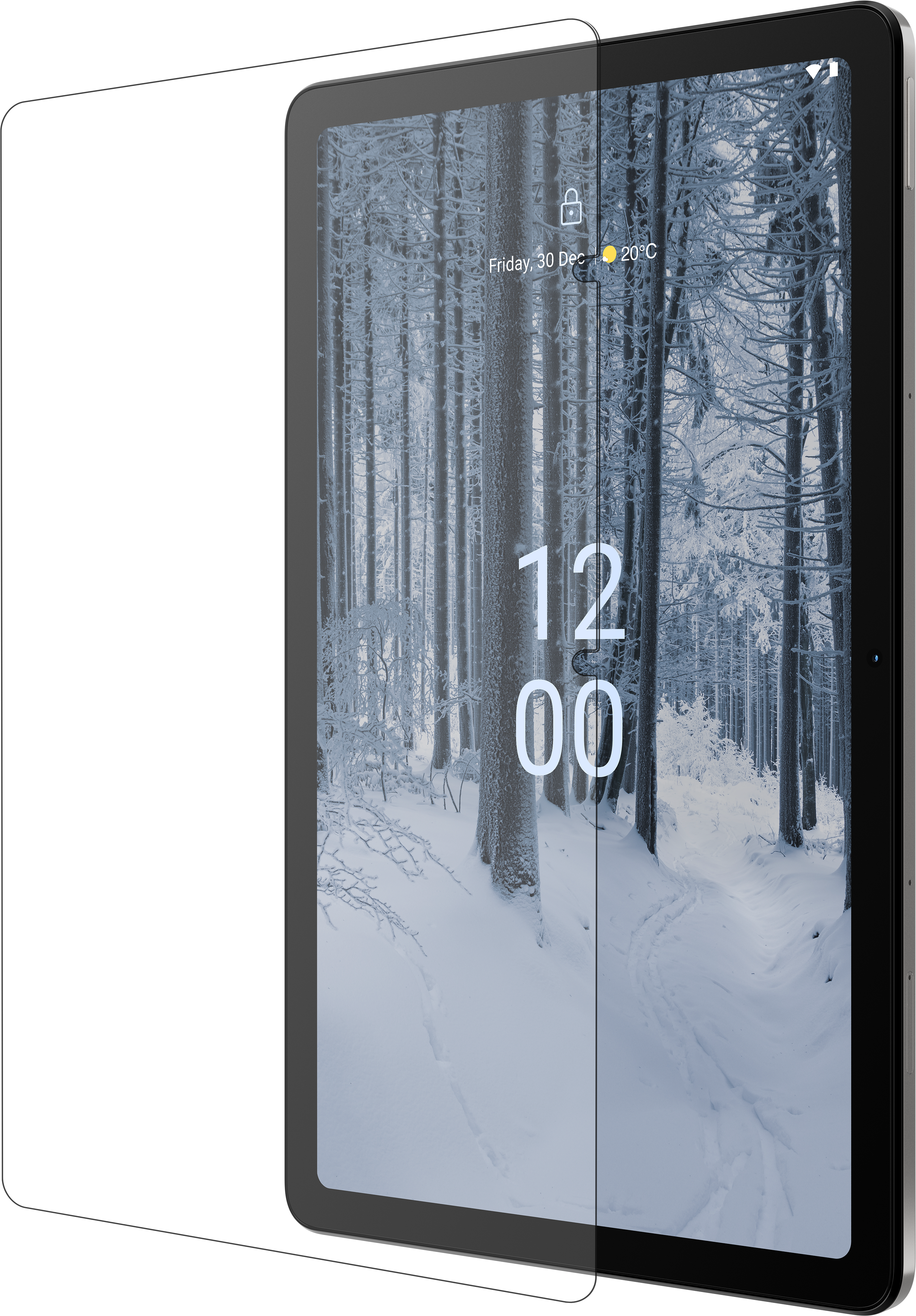 Transparent Nokia Screen Protector for T21 de Avant et arrière