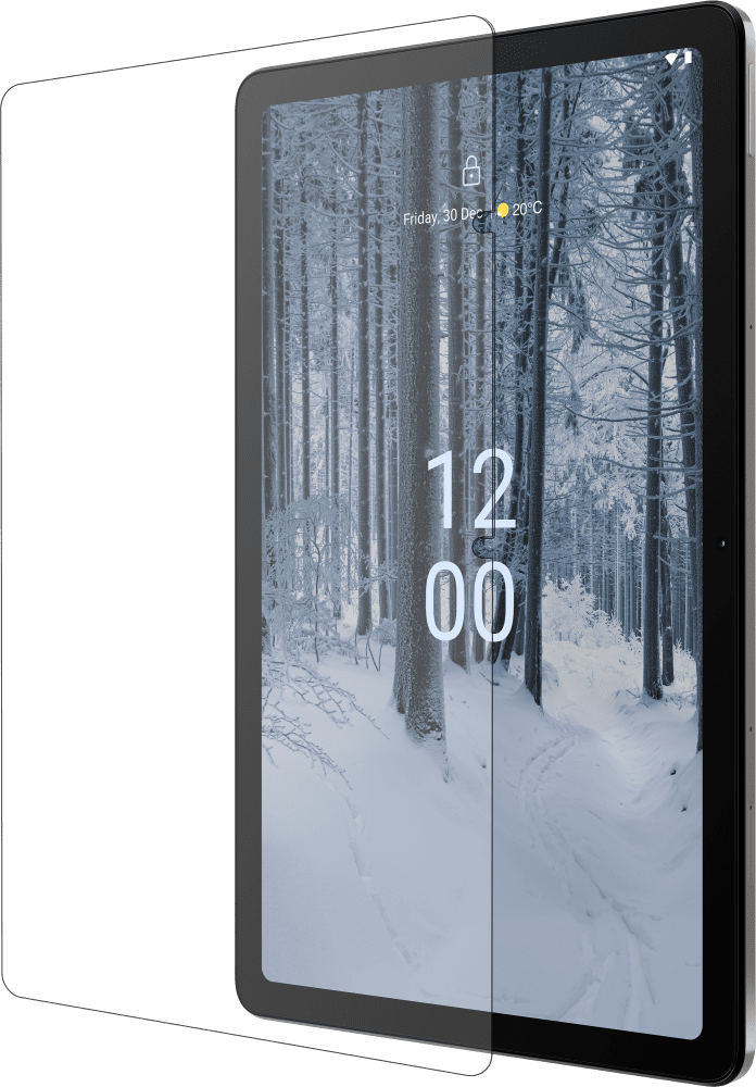Suurenna Transparent Nokia Screen Protector for T21 suunnasta Etu- ja takapuoli