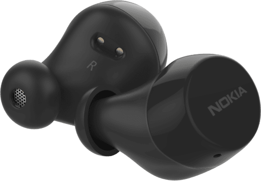Enlarge Black Nokia Power Earbuds from Back