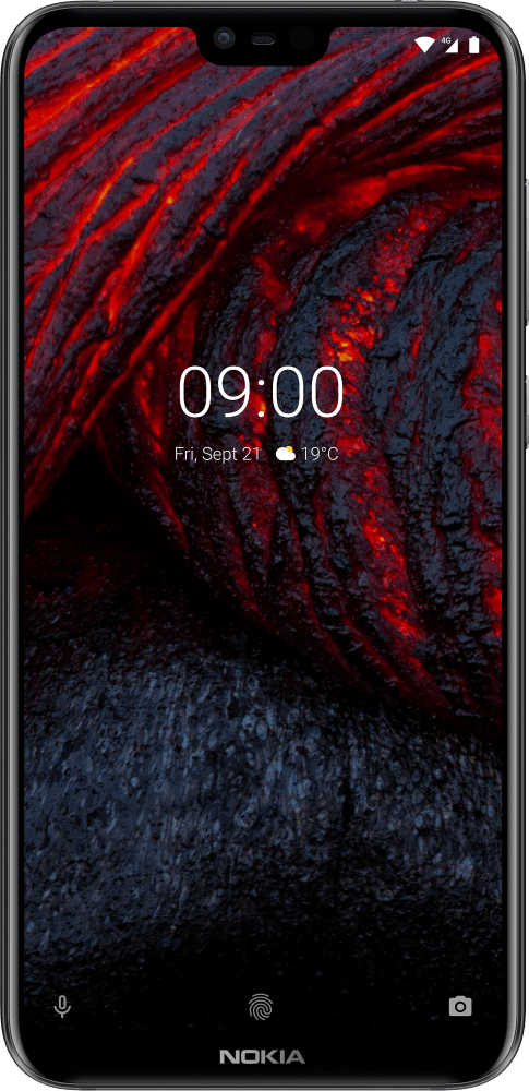 Enlarge أسود Nokia 6.1 Plus from Front