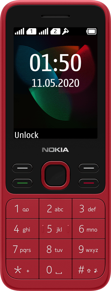 Enlarge Red Nokia 150  from Front
