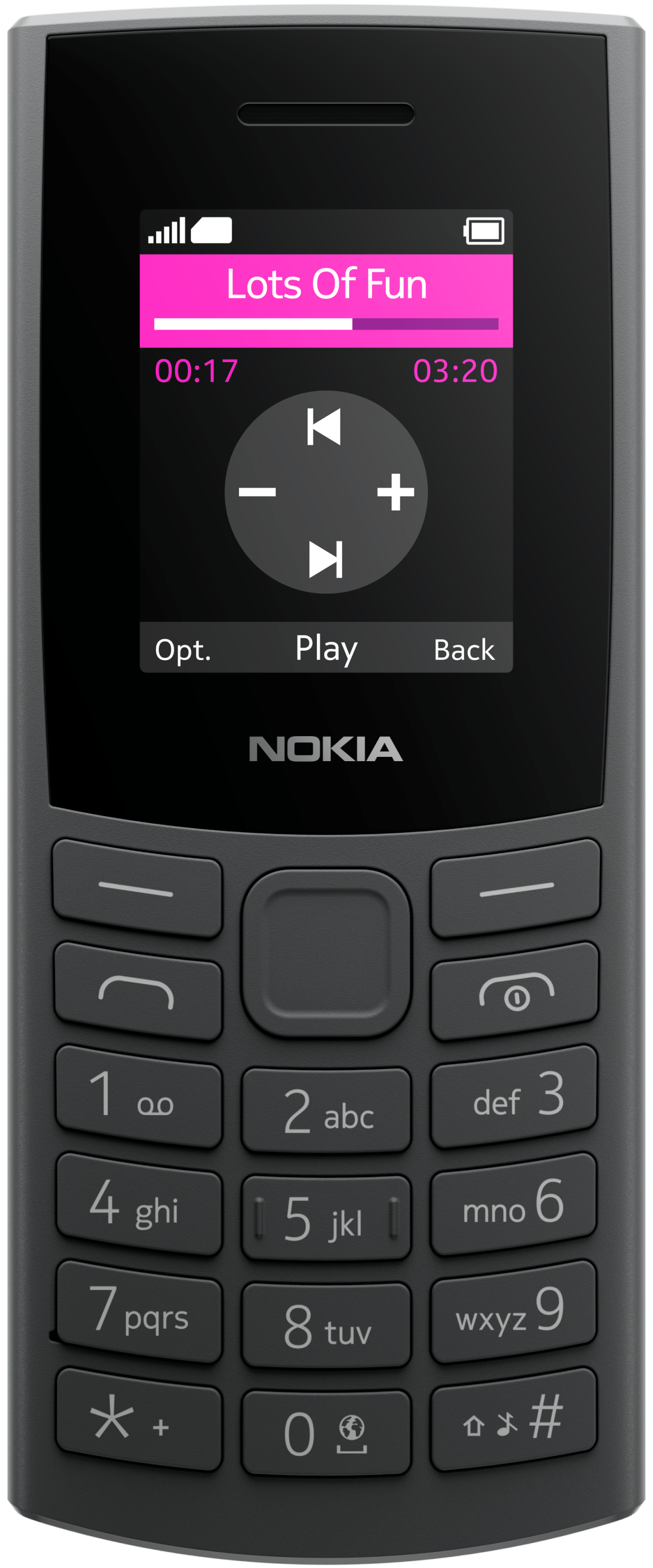 支持4G 网络的Nokia 105 经典手机