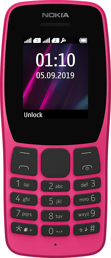 Enlarge Pink Nokia 110 from Front